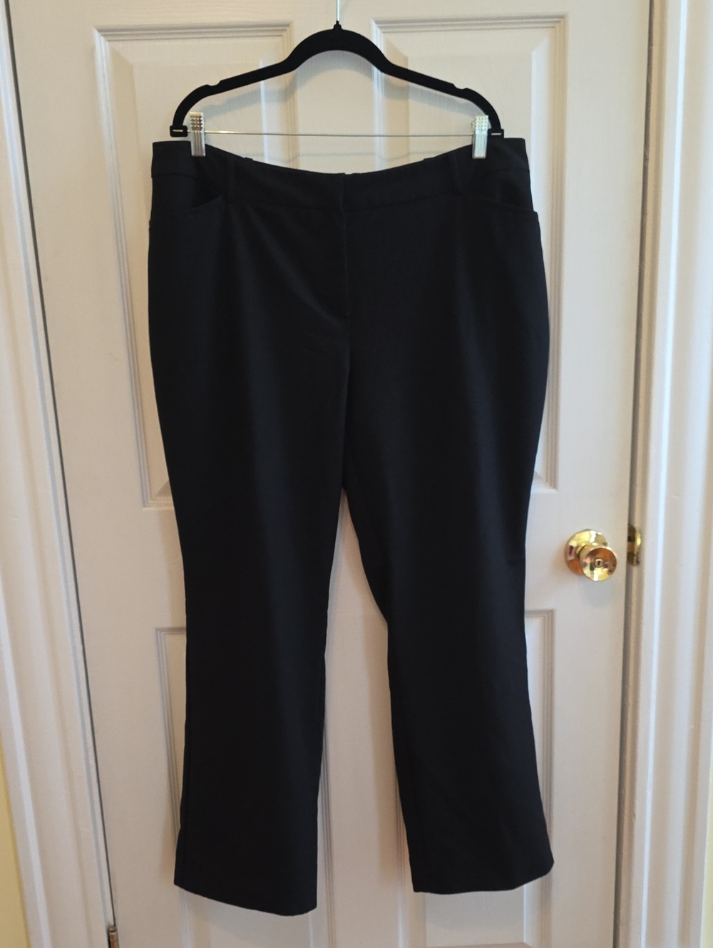 Liz Claiborne Audra Curvy Womens Plus Straight Mid Rise Trouser Pants 16W